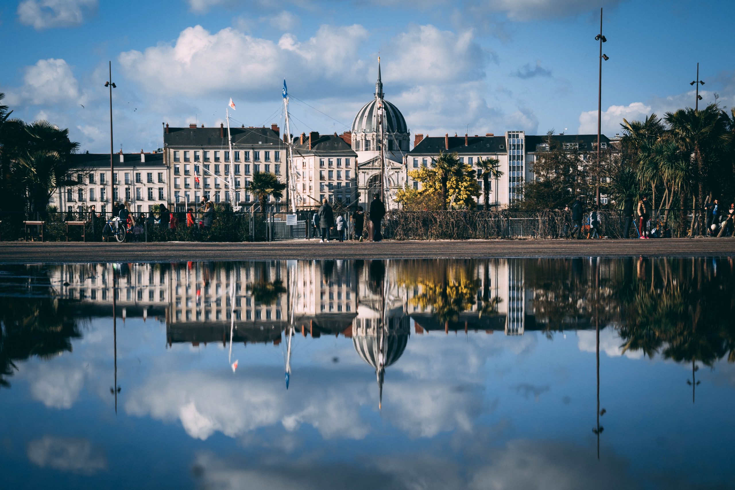 Fransa'daki Nantes şehrinin fotoğrafı