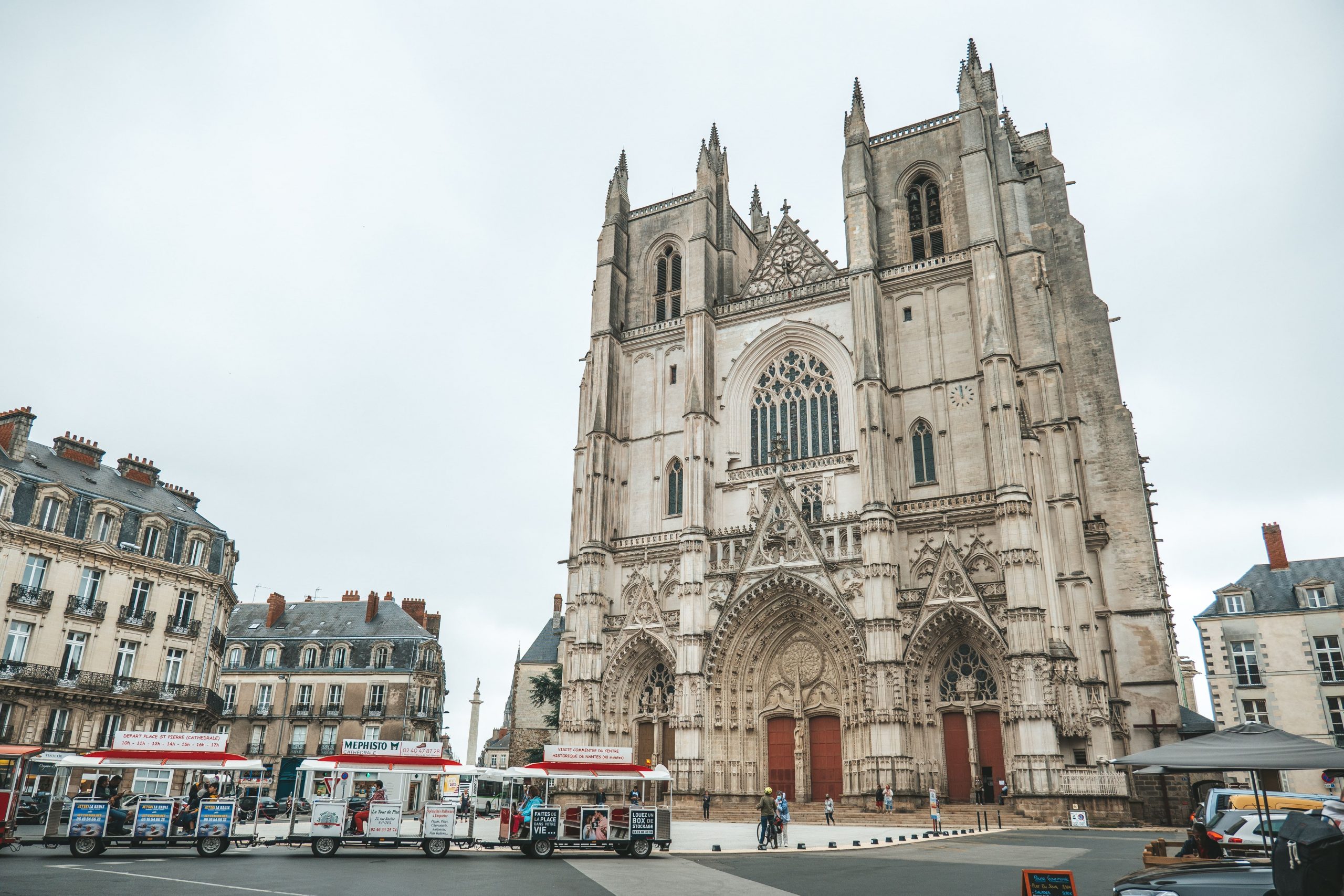 Photo de la cathédrale à visiter pendant un stage à Nantes